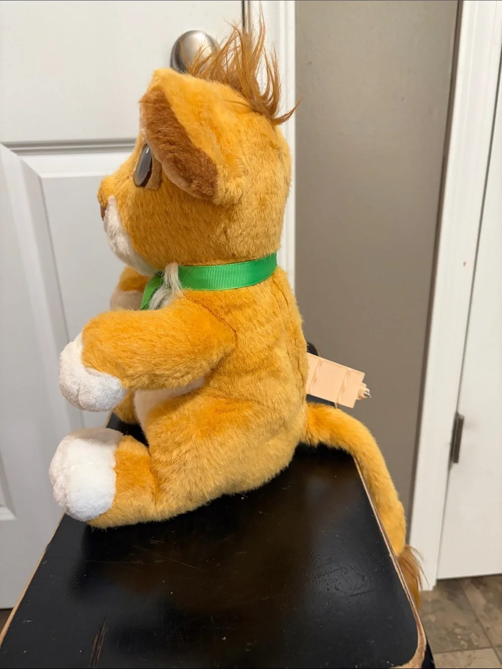 Plush Baby Simba Toy - with Green Leaf